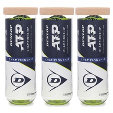 Imagem do produto Bola de Tênis Dunlop ATP Championship All Court Pack com 3 Tubos na posição 8 de 3