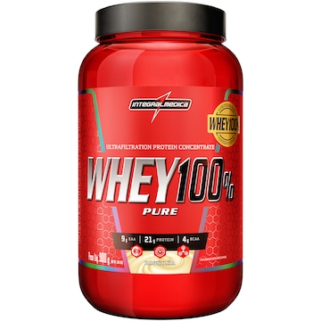 Whey Protein Integralmédica Baunilha 100% Pure - 907g