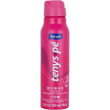 Desodorante para os Pés Tenys Pé Baruel Woman - Jato Seco - 150ml