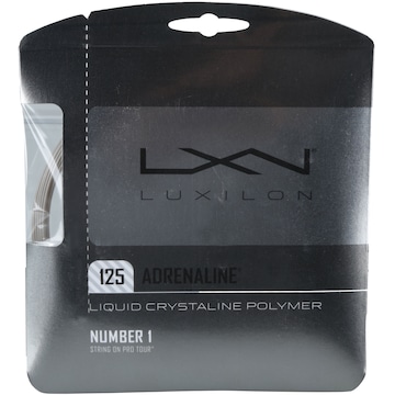 Corda para Raquete de Tênis Wilson Lxn Luxilon Adrenaline 125 - 12,2m