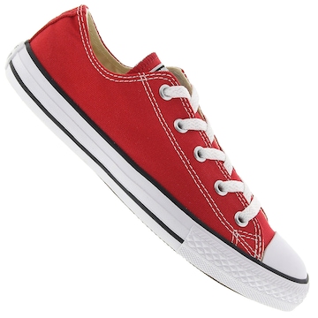 Tênis Infantil Converse All Star Branco Couro Lançamento - Lojas Kanguroos