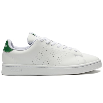 Tênis adidas Advantage Casual Branco e Preto - Masculino