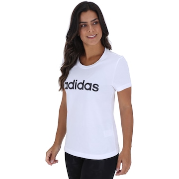 Camiseta adidas Essentials Linear Slim - Feminina