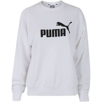 Blusão de Moletom Puma Essentials Logo Crew - Feminino