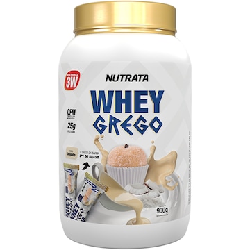 Whey Protein Nutrata Beijinho Grego - 900g