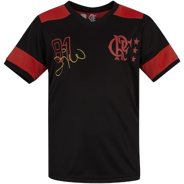 Camiseta do Flamengo Zico Retrô - Infantil