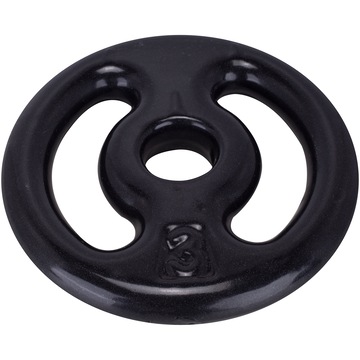 Anilha Ahead Ferro Fundido Emborrachada Vazada - 3 Kg