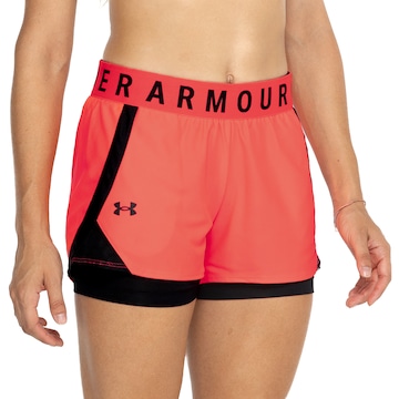 Shorts Under Armour Heatgear Play Up 2 In 1 - Feminino