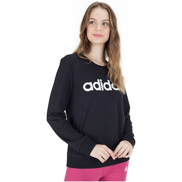 Blusão de  Moletom adidas Essentials Logo - feminina