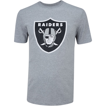 Camiseta Las Vegas Raiders NFL New Era Manga Curta Masculina Basic