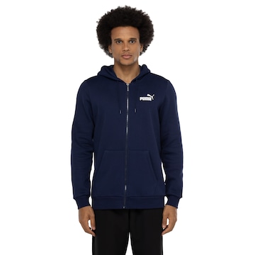 Jaqueta Puma com Capuz Essentials Small Logo FZ Hoodie FL - Masculina