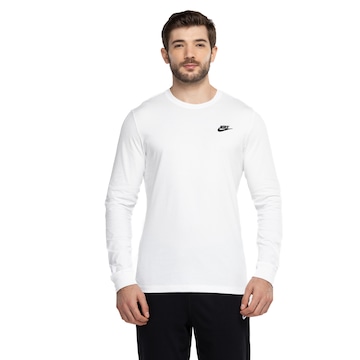 Camiseta Nike Manga Longa Sportwear Club - Masculina