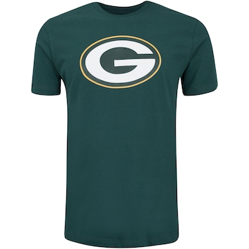 Camiseta Green Bay Packers NFL Manga Curta Basic Masculina
