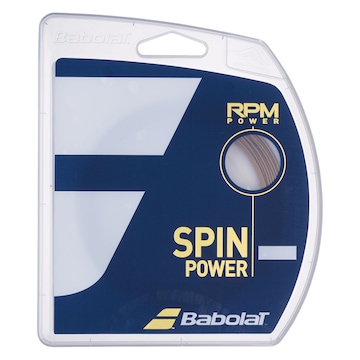 Corda para Raquete de Tênis Babolat Rpm Power Marrom 1.25/17 12m