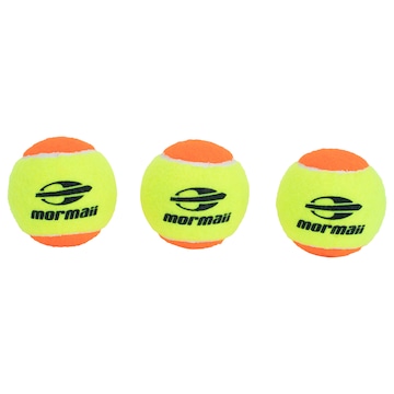 Bola de Beach Tennis Mormaii Premium Pro Pack com 03 Unidades