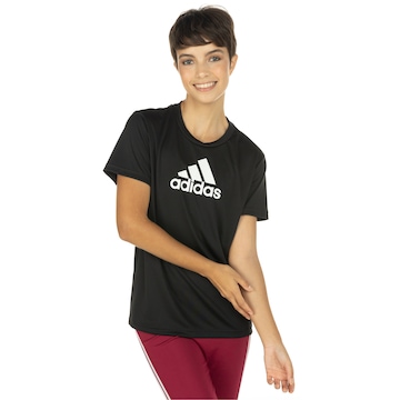 Camiseta adidas D2M Logo - Feminina