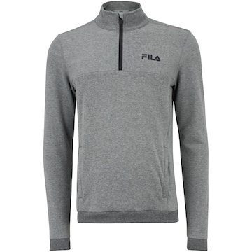 Blusão de Moletom sem Capuz Fila Comfort Zip - Masculino