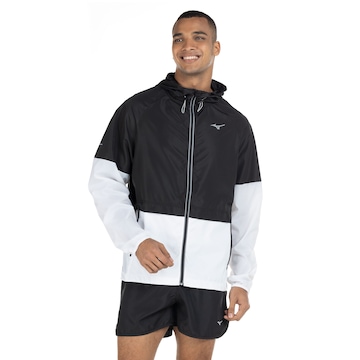Jaqueta Corta-Vento Mizuno Masculina com Capuz High Performance