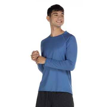 Camiseta Manga Longa Cava Raglan Oxer com Proteção Solar UV BS- Masculina