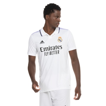 Camisa Polo Real Madrid I 22/23 adidas - Masculina