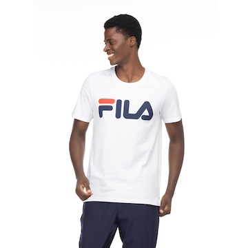 Camiseta Fila Manga Curta Letter Premium - Masculina