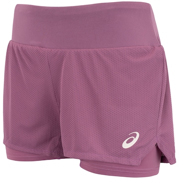 Short Feminino ASICS Duplo de Malha