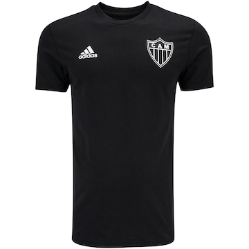 Camiseta do Atlético-MG 22 adidas Manga Curta Concentração - Masculina