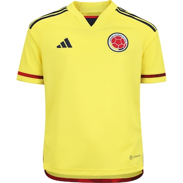Camisa Seleção da Colômbia I 22/23 adidas - Infantil
