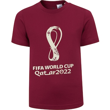 Camiseta adidas Manga Curta Oficial Evento WC22 - Infantil