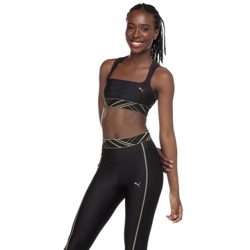 Top Fitness Puma com Bojo Média Sustentação Deco Glam - Adulto