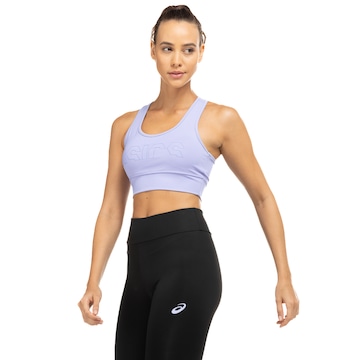 Top Fitness com Bojo ASICS Alta Sustentação com Proteção UV - Adulto