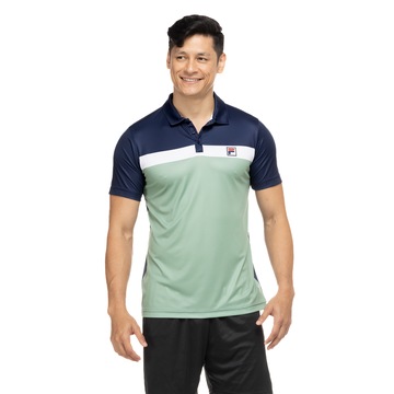 Camisa Polo Masculina Fila Manga Curta Aztec Print