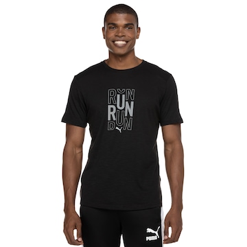 Camiseta Puma Run Logo Ss Tee M
