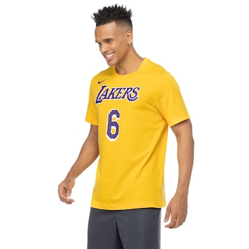 Camiseta Regata Los Angeles Lakers Azul e Branca - Nike - Masculina