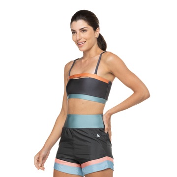 Top Fitness sem Bojo Lauf Baixa Sustentação Linha Titanium - Adulto
