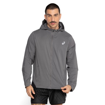 Jaqueta Masculina ASICS com Capuz Icon Packable