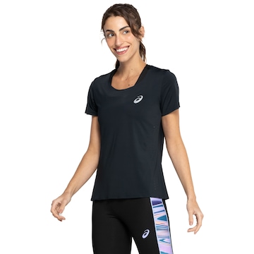 Camiseta Feminina ASICS Manga Curta Selada New