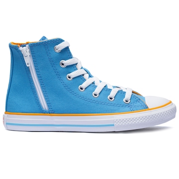 Tênis Infantil Converse All Star Branco Couro Lançamento - Lojas Kanguroos