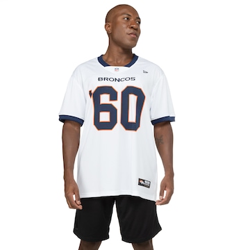 Camiseta do Denver Broncos NFL New Era Unissex Jersey Core