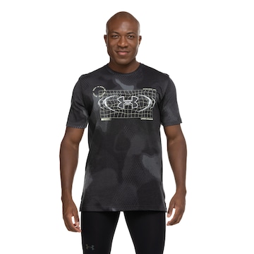 Camiseta Masculina Under Armour Futebol Manga Curta Aop Meta