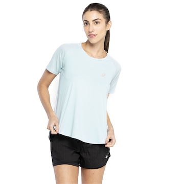 Camiseta Feminina ASICS Manga Curta Textura