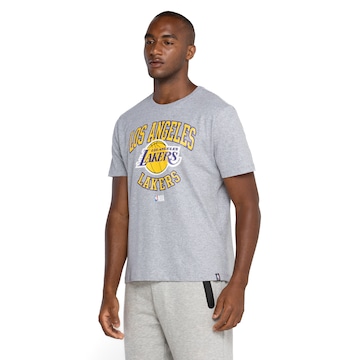 Camiseta Los Angeles Lakers Masculina NBA Manga Curta Nb618