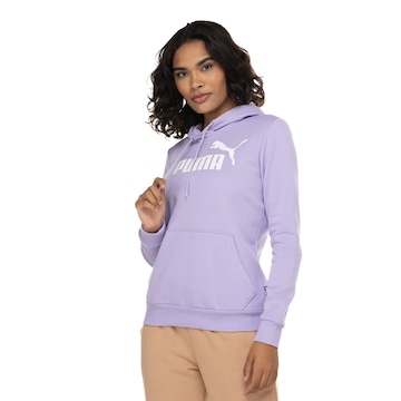 Blusão Feminino Puma com Capuz ESS Logo FL