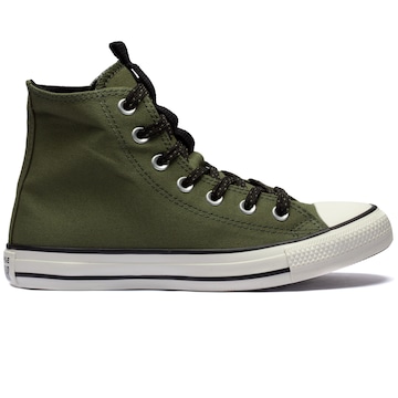 Tenis All Star Converse Cano Alto Brilho Ct2564 Prata - Loja de