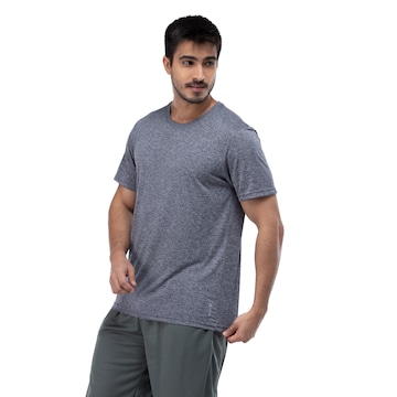 Camiseta Masculina Oxer Manga Curta Malha Mescla Basic