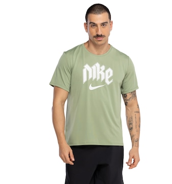 Camiseta Masculina Nike Manga Curta Dri-Fit Run DVN Mil