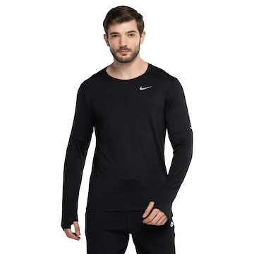 Camiseta Masculina Nike Manga Longa Dri-Fit Element Crew