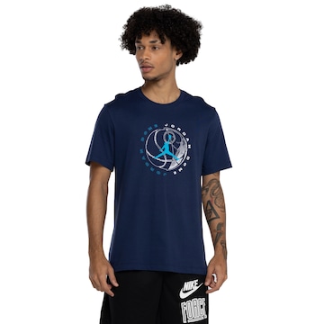 Camiseta Jordan Masculina Nike Manga Curta Dri-Fit Sprt Gfx Ss