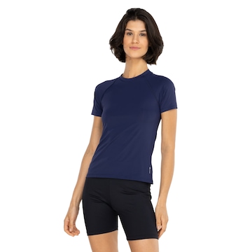 Camiseta Feminina Oxer Manga Curta com Proteção Solar