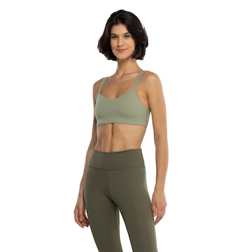 Top Fitnees com Bojo Nike Baixa Sustentação Dri-Fit Alate Trace BRA - Adulto